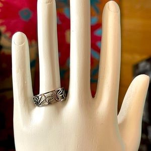 Silver Scrolled Ring